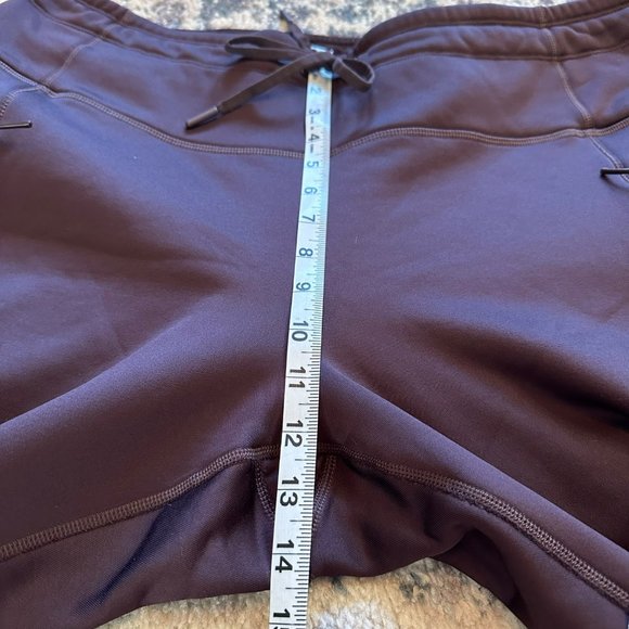Old Navy | High Waisted Ultra Coze Go Dry Jogger Leggings Womens 2X 2XL Brown - Picture 9 of 10